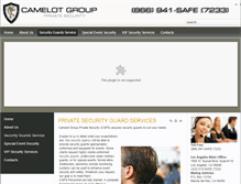 Tablet Screenshot of camelotgroupinc.com